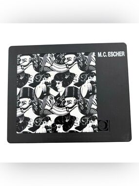 Vintage M.C. Escher 1992 Sliding Puzzle 49 Tiles “ Eight Heads “ 1922 RARE